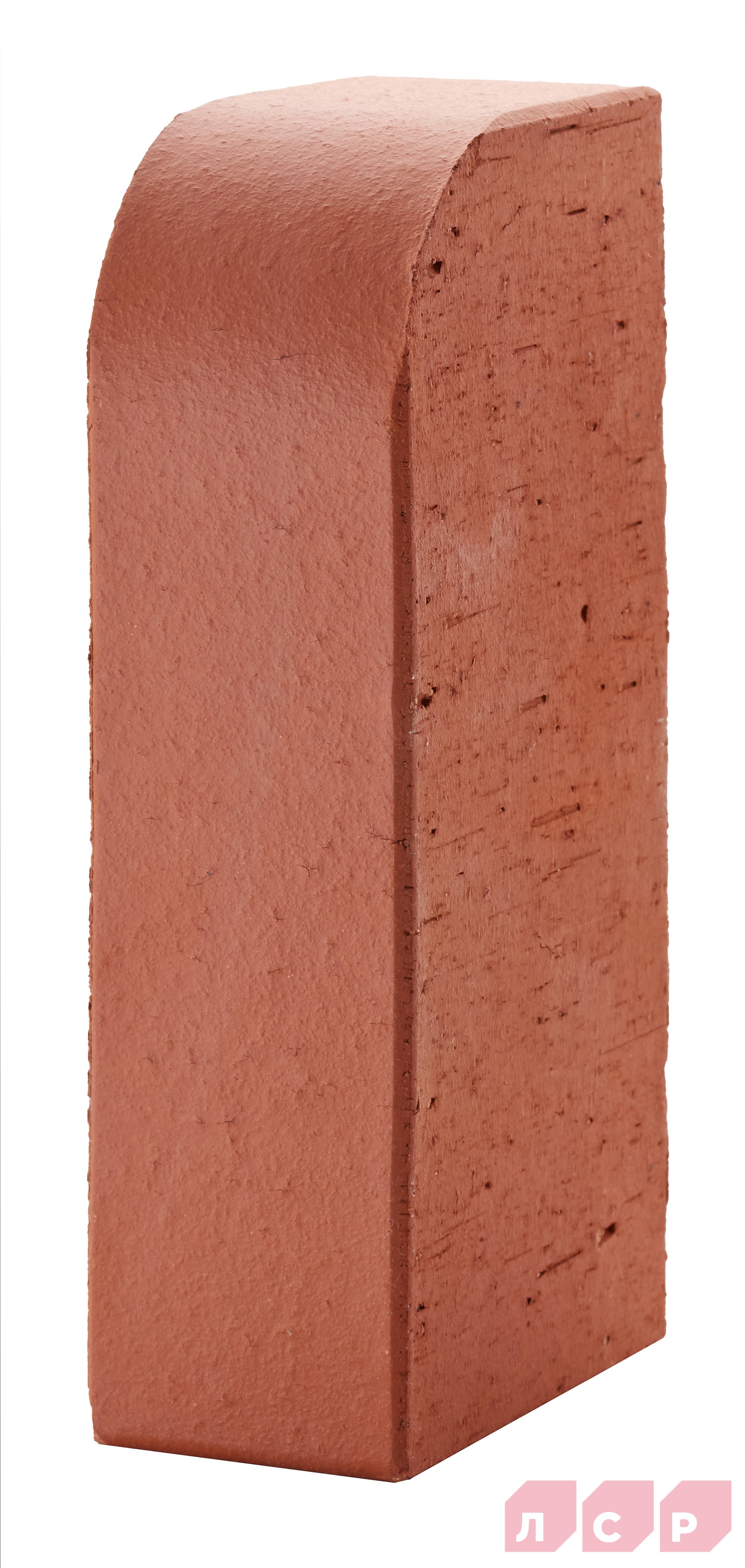 Кирпич лицевой полнотелый Красный R-60 радиусный М-400 F-50_Б ЛСР