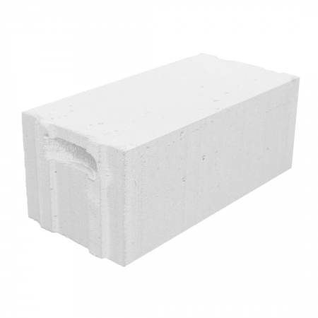 Блок газобетонный с пазом, гребнем и захватом для рук 625x300x250, D600 Пораблок 